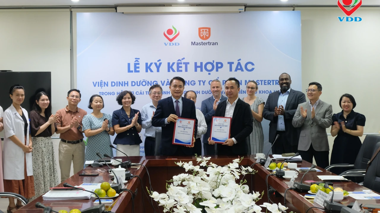 National Institute of Nutrition and Mastertran Joint Stock Company Sign Memorandum of Understanding on Nutrition and Healthcare Cooperation