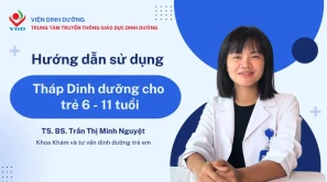 Hướng dẫn sử dụng Tháp dinh dưỡng cho Trẻ em 6-11 tuổi