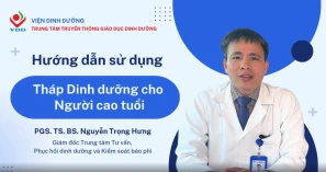 Hướng dẫn sử dụng Tháp dinh dưỡng cho người cao tuổi