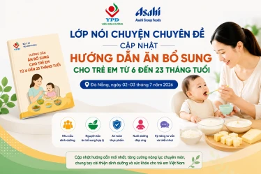 Viện Dinh dưỡng tổ chức lớp nói chuyện chuyên đề cập nhật Hướng dẫn ăn bổ sung cho trẻ em từ 6 đến 23 tháng tuổi