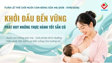 Tuần lễ Thế giới Nuôi con bằng sữa mẹ 01 - 07/08/2026