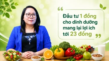 PGS.TS Trương Tuyết Mai: Dinh dưỡng phải bắt đầu ngay trong bụng mẹ và từ khi còn khỏe mạnh