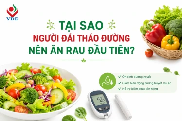 Tại sao người đái tháo đường nên ăn rau đầu tiên?