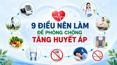 9 điều nên làm để phòng chống tăng huyết áp