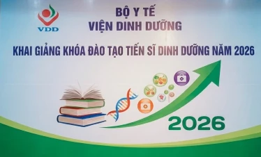 Khai giảng khóa đào tạo tiến sĩ dinh dưỡng năm 2026: Chiến lược phát triển nguồn nhân lực dinh dưỡng chất lượng cao cho ngành y tế