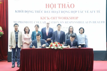 Viện Dinh dưỡng ký kết hợp tác với Trung tâm Thông tin Y tế Quốc gia thúc đẩy ứng dụng AI tư vấn dinh dưỡng tích hợp bệnh án điện tử