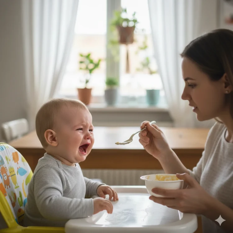 Cơ thể con “nói gì” khi bị ép ăn?