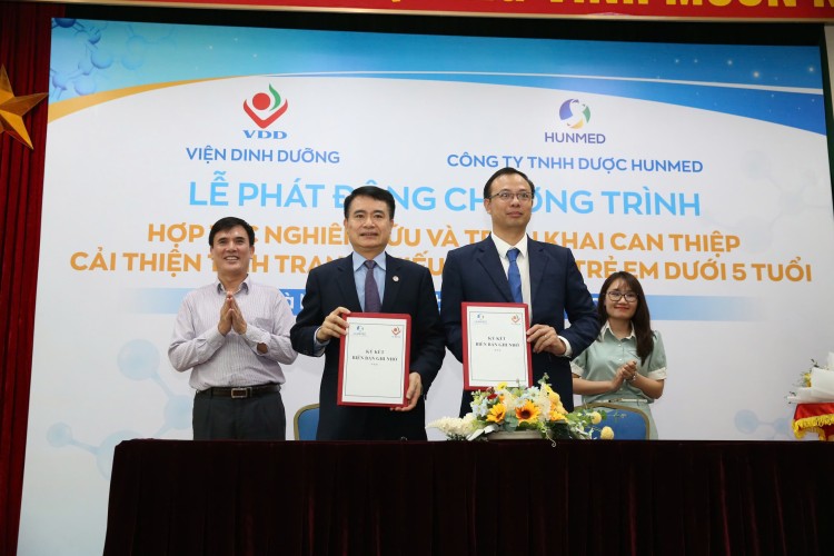 Launching Ceremony of Research Cooperation and Implementation of Interventions to Improve Zinc Deficiency in Children Under 5 Years Old