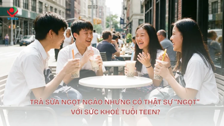 Trà sữa ngọt ngào nhưng có thật sự “ngọt” với sức khoẻ tuổi teen?