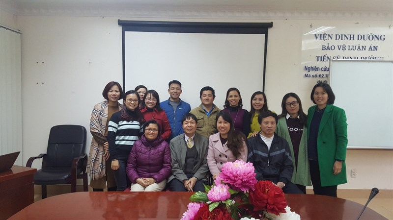 Viện Dinh dưỡng kết thúc khoá đào tạo Dinh dưỡng điều trị và tư vấn dinh dưỡng khóa 6 năm 2016 tại viện Dinh dưỡng từ ngày 8/11/2016 đến ngày 8/2/2017 và Thông báo kế hoạch đào tạo