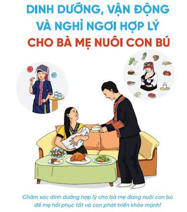 Tờ rơi Dinh dưỡng cho Bà mẹ cho con bú_Thái