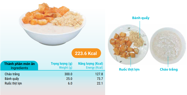 Rice congee with dried shredded pork