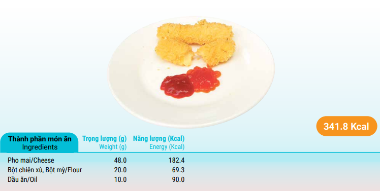 Deep fried cheese sticks (2 pieces)