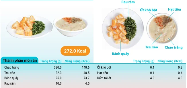 Clam porridge with fried dough sticks