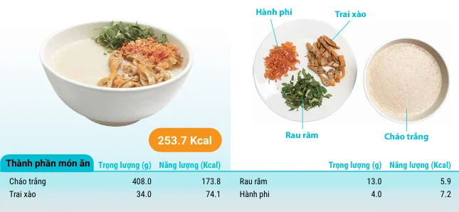 Clam porridge without fried dough sticks