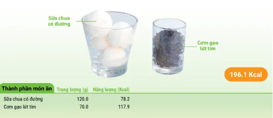 Purple rice ice-cream yogurt