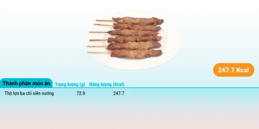 Grilled meat skewers (6 pieces)