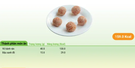 Sesame fried cake (5 pieces)