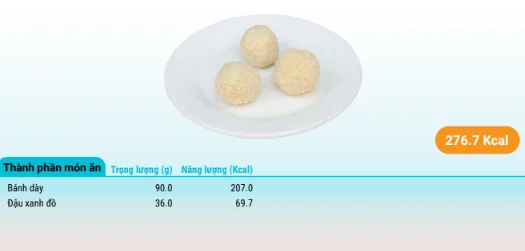 Sweet sticky rice cakes (3 pieces)