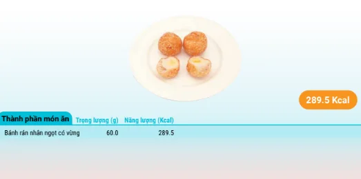 Sweet sesame fried cake (3 pieces)