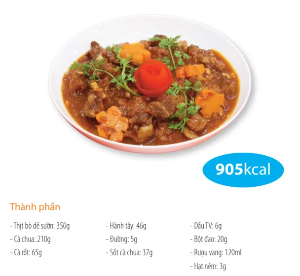 Beef stew in red wine sauce