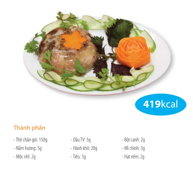 Jellied pork leg stew