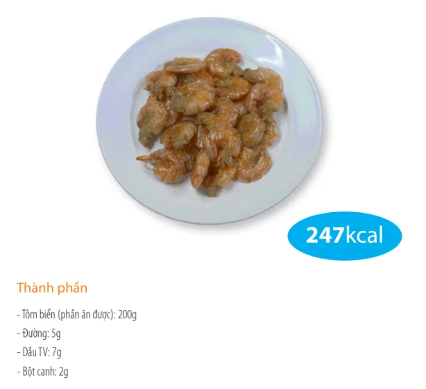 Stir-fried sea shrimp