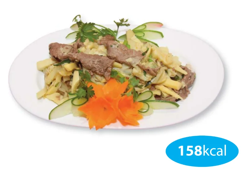 Stir-fried beef with bamboo shoots