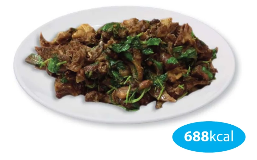 Stir-fried pigeon with Vietnamese coriander
