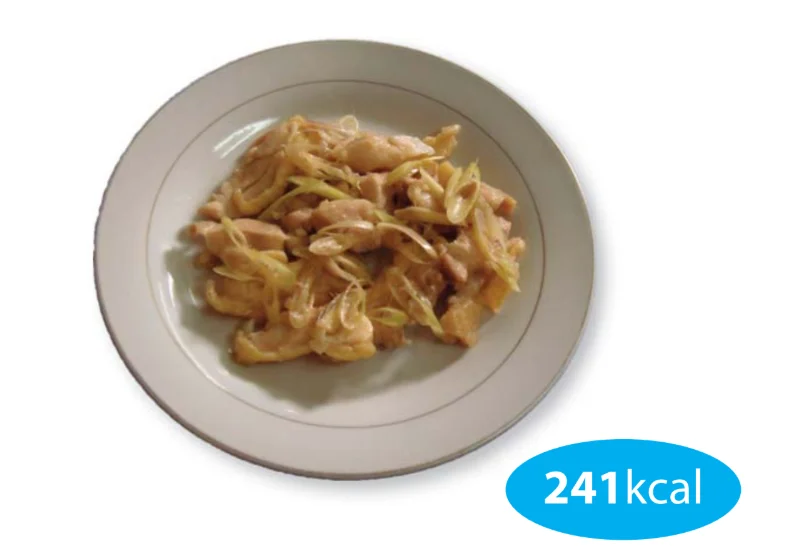 Stir-fried chicken with lemongrass