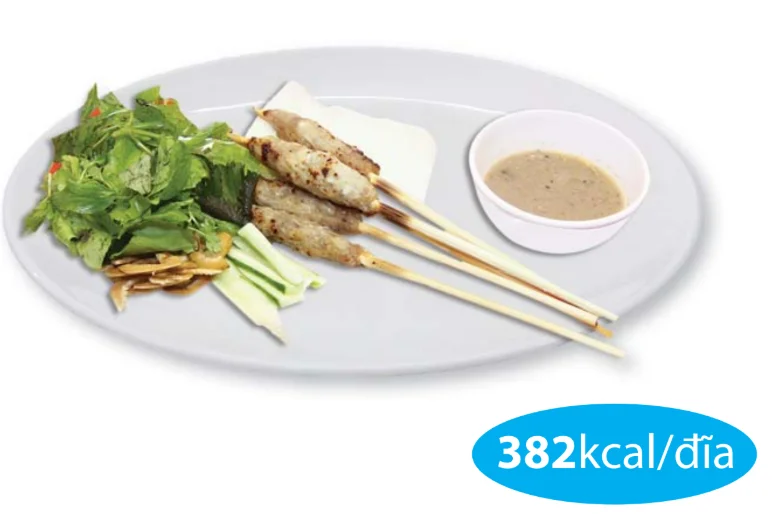 Grilled pork skewers