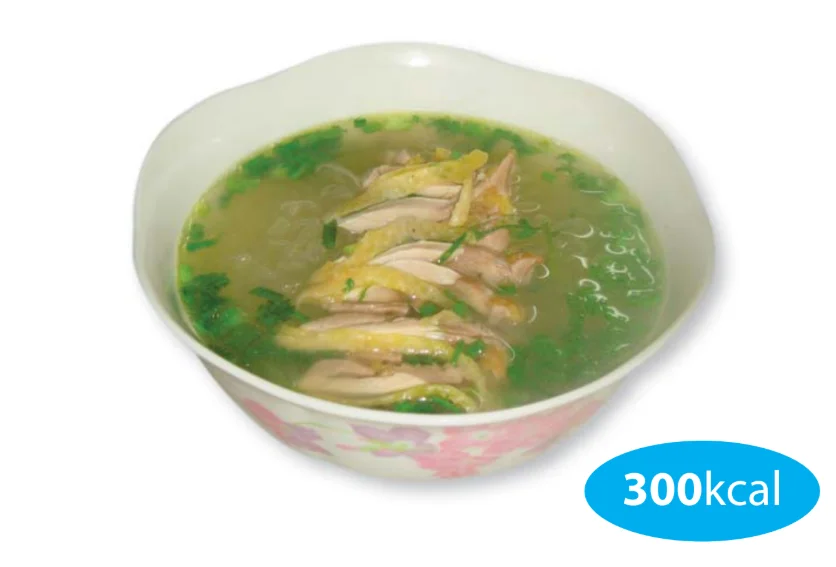 Glass noodle soup with chicken