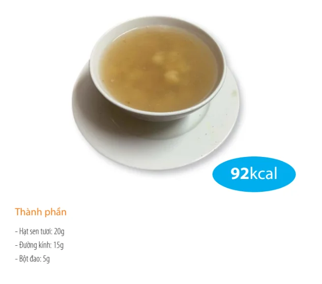 Lotus seed sweet dessert