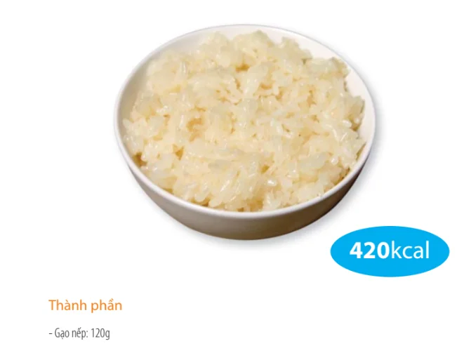 Plain sticky rice (bowl-sized)