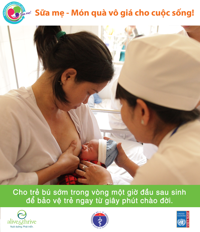 Các hoạt động hưởng ứng Tuần lễ Nuôi con bằng sữa mẹ năm 2014