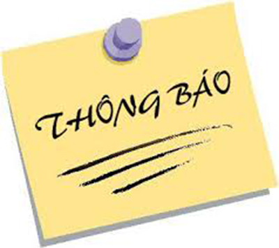 Thông báo về việc Bổ nhiệm chức danh Giáo sư, Phó giáo sư