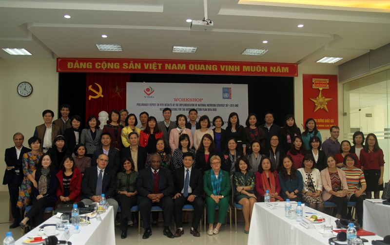 Hội thảo Báo cáo kết quả đánh giá giữa kỳ Chiến lược Quốc gia Dinh dưỡng 2011 đến 2015 và định hướng Kế hoạch hành động dinh dưỡng 2016 đến 2020