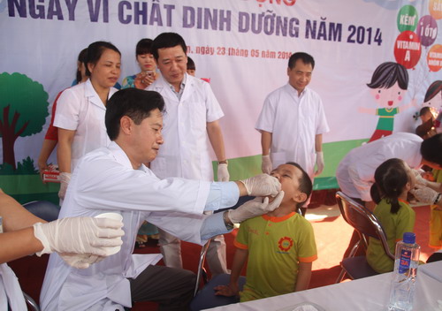 Lễ phát động ngày Vi chất Dinh dưỡng năm 2014